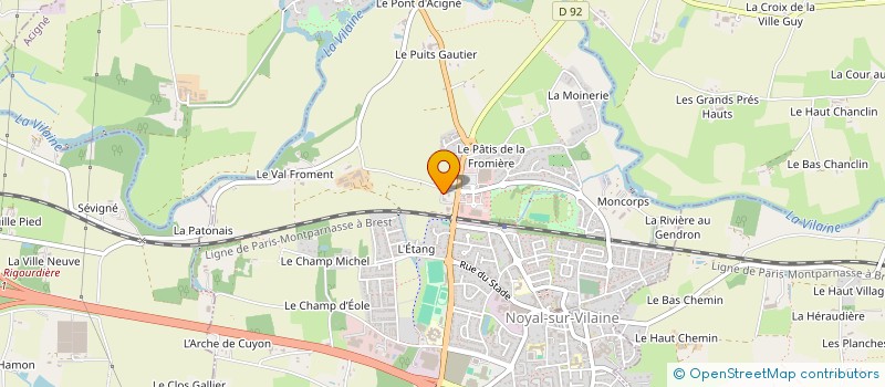 localisation de l'entreprise KARANO EVENT  NOYAL-SUR-VILAINE