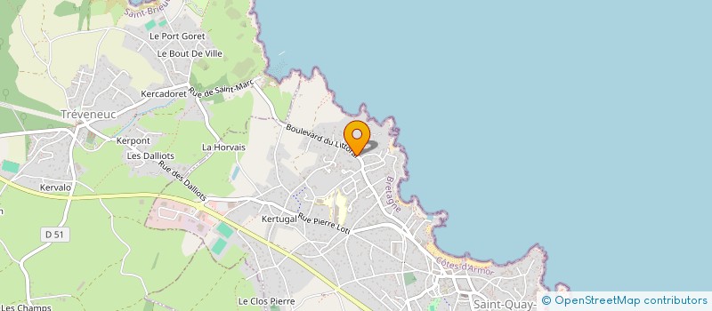 localisation de l'entreprise KARANTEZ  SAINT-QUAY-PORTRIEUX