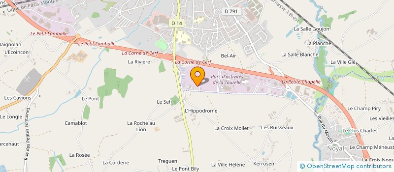 localisation de l'entreprise KARANTEZ VRO à SAINT-BRIEUC