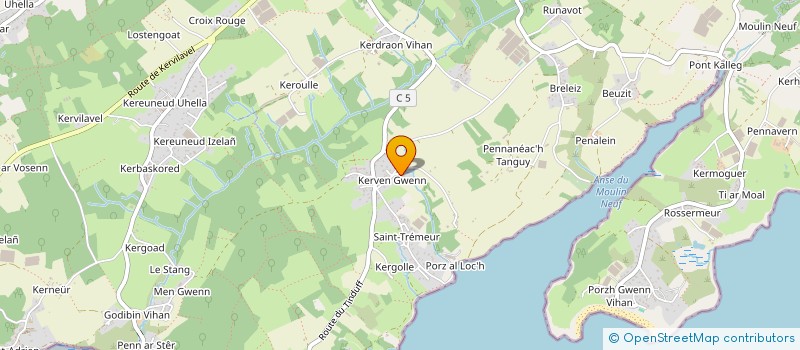 localisation de l'entreprise KARANTINO  PLOUGASTEL-DAOULAS