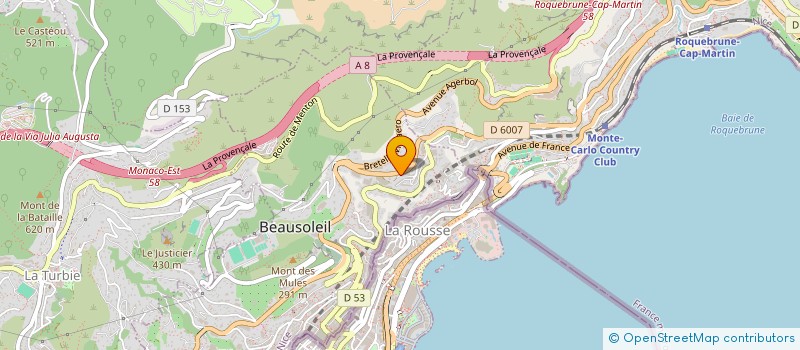 localisation de l'entreprise KARAOKE CLUB DE BEAUSOLEIL  BEAUSOLEIL