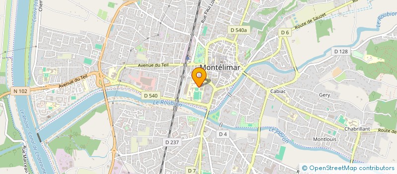 localisation de l'entreprise KARAOKE CLUB MONTILIEN MONTELO CHANTE  MONTELIMAR