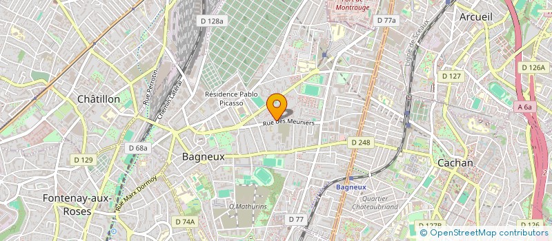 localisation de l'entreprise KARAS à BAGNEUX
