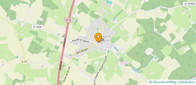 localisation de l'entreprise KARAS KINES  LA CHAPELLE-D'ALIGNE