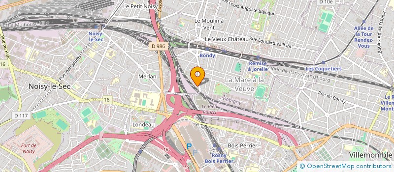 localisation de l'entreprise KARAS RG  BONDY