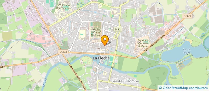 localisation de l'entreprise KARAT  LA FLECHE