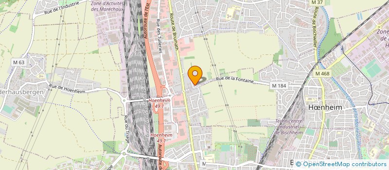 localisation de l'entreprise KARATAS ACADEMY  SOUFFELWEYERSHEIM