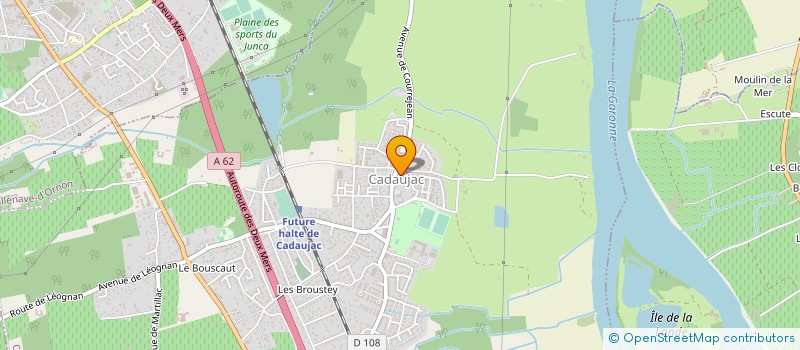 localisation de l'entreprise KARATE CADAUJACAIS  CADAUJAC