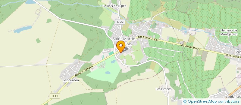 localisation de l'entreprise KARATE CLUB ABLUTIEN  SAINT-MARTIN-D'ABLOIS