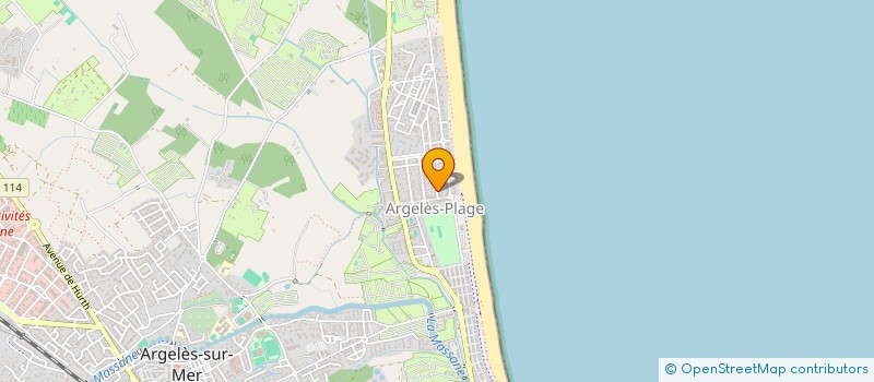 localisation de l'entreprise KARATE CLUB ARGELESIEN  ARGELES-SUR-MER