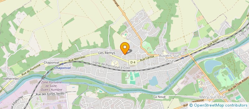 localisation de l'entreprise KARATE CLUB AUVERS SUR OISE  AUVERS SUR OISE