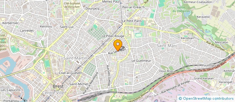 localisation de l'entreprise KARATE CLUB BRESTOIS à BREST