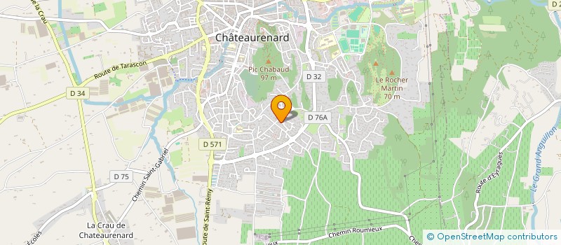 localisation de l'entreprise KARATE CLUB CHATEAURENARD  CHATEAURENARD