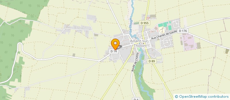 localisation de l'entreprise KARATE CLUB D'AILLANT SUR THOLON  MONTHOLON