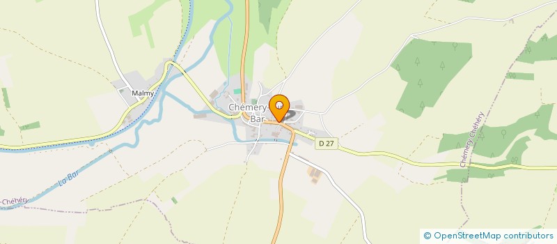 localisation de l'entreprise KARATE CLUB DE CHEMERY SUR BAR  CHEMERY-CHEHERY