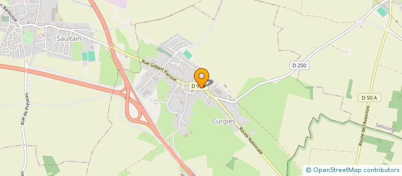 localisation de l'entreprise KARATE CLUB DE CURGIES  CURGIES
