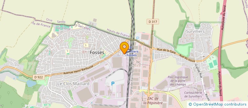 localisation de l'entreprise KARATE CLUB DE FOSSES  FOSSES