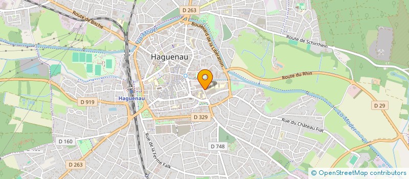 localisation de l'entreprise KARATE CLUB DE HAGUENAU  HAGUENAU