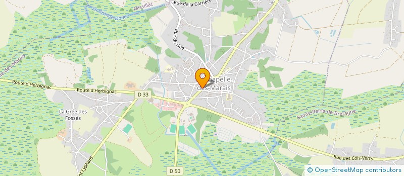 localisation de l'entreprise KARATE CLUB DE LA  CHAPELLE DES MARAIS  LA CHAPELLE-DES-MARAIS