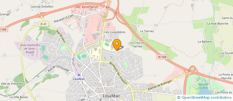 localisation de l'entreprise KARATE CLUB DE LOUDEAC à LOUDEAC