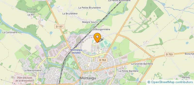 localisation de l'entreprise KARATE CLUB DE MONTAIGU à MONTAIGU-VENDEE