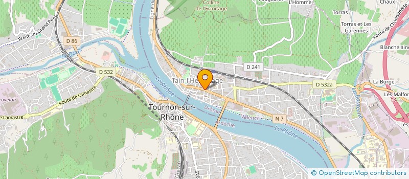 localisation de l'entreprise KARATE CLUB DE TAIN  TAIN-L'HERMITAGE