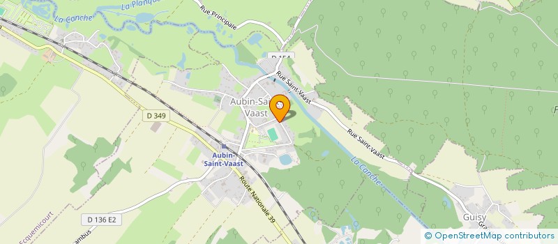 localisation de l'entreprise KARATE CLUB DES 7 VALLEES ET DES 2 BAIES  VACQUERIETTE-ERQUIERES