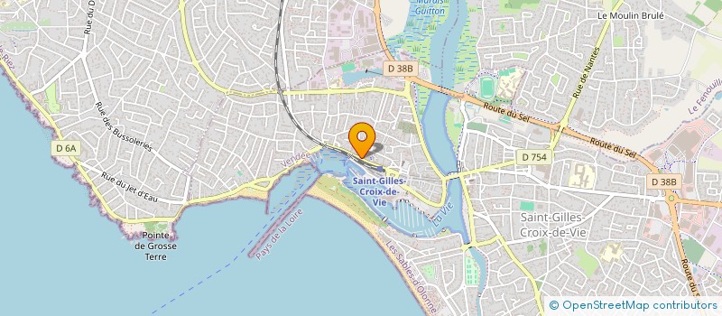 localisation de l'entreprise KARATE CLUB DU PAYS DE SAINT GILLES CROIX DE VIE à SAINT-GILLES-CROIX-DE-VIE