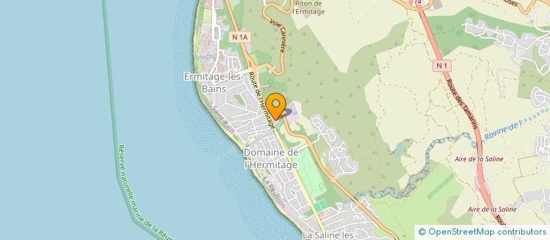 localisation de l'entreprise KARATE CLUB GOJO RYU METHODE SHOREI-KAN 974  SAINT-PAUL