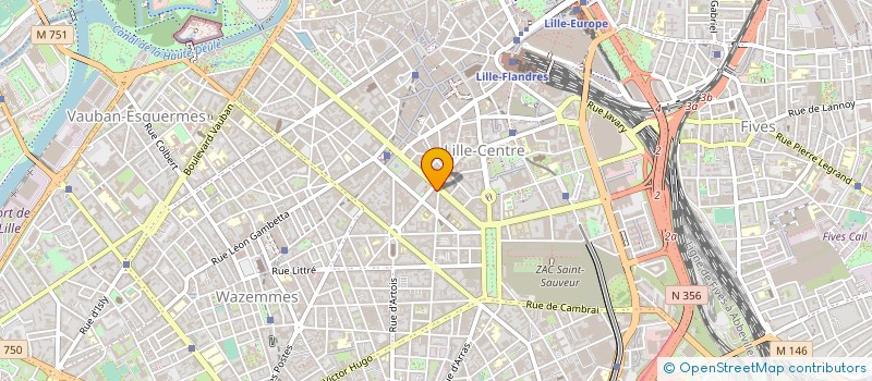 localisation de l'entreprise KARATE CLUB HELLEMMOIS à LILLE