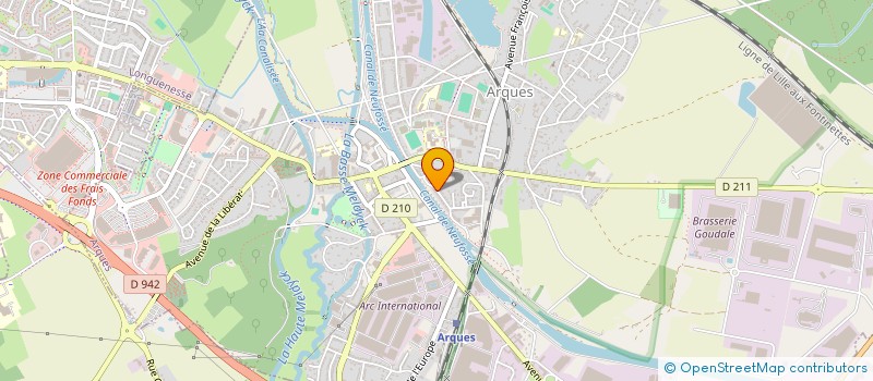 localisation de l'entreprise KARATE CLUB HEURINGHEM à ARQUES