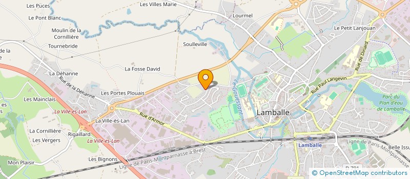 localisation de l'entreprise KARATE CLUB LAMBALLAIS à LAMBALLE-ARMOR