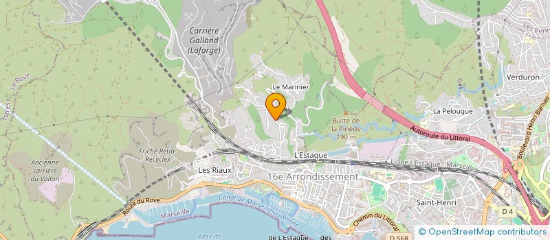 localisation de l'entreprise KARATE CLUB LE RONIN à MARSEILLE