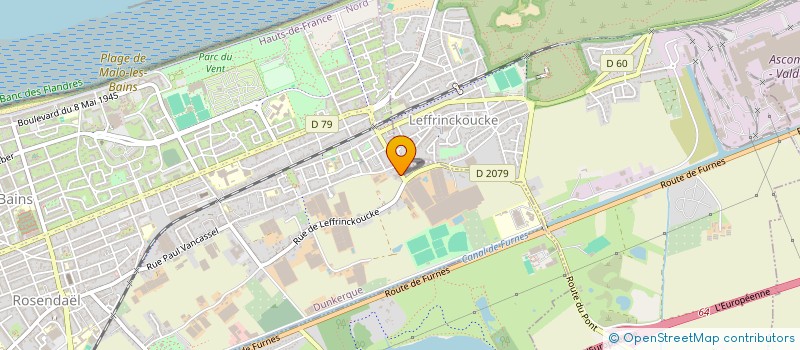 localisation de l'entreprise KARATE CLUB MARITIME DUNKERQUOIS à DUNKERQUE