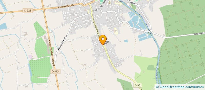 localisation de l'entreprise KARATE CLUB MONTECHOIS  MONTECH