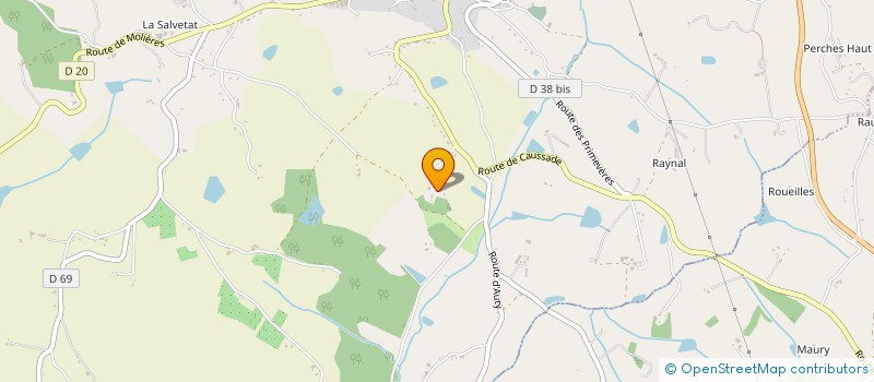 localisation de l'entreprise KARATE CLUB MONTPEZATAIS DRAGON JAUNE  MONTPEZAT-DE-QUERCY