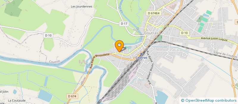 localisation de l'entreprise KARATE-CLUB NIN à COUTRAS