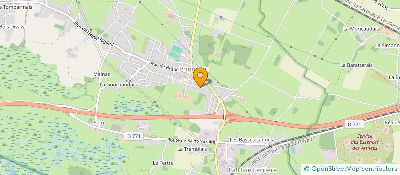 localisation de l'entreprise KARATE-CLUB PRINQUELAIS  PRINQUIAU