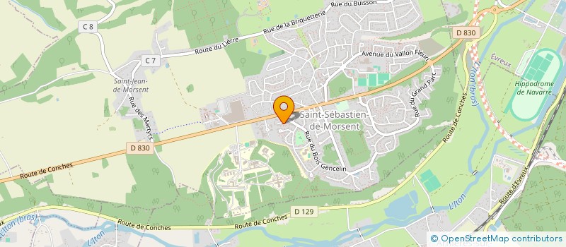 localisation de l'entreprise KARATE CLUB SAINT SEBASTIEN  SAINT-SEBASTIEN-DE-MORSENT