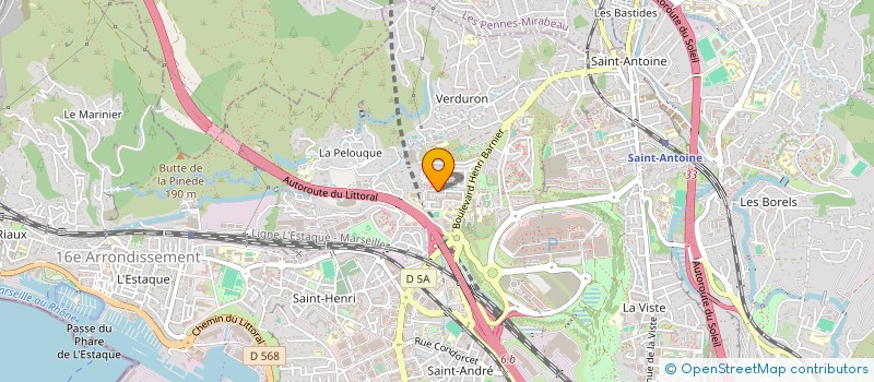 localisation de l'entreprise KARATE CLUB SAMMARI à MARSEILLE
