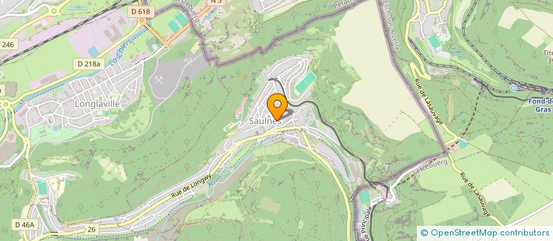 localisation de l'entreprise KARATE- CLUB SAULNES  SAULNES