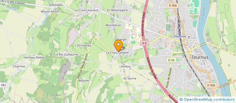 localisation de l'entreprise KARATE CLUB TOURNUS à TOURNUS