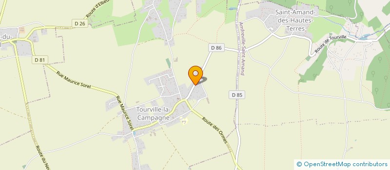 localisation de l'entreprise KARATE CLUB TOURVILLAIS 27  TOURVILLE-LA-CAMPAGNE