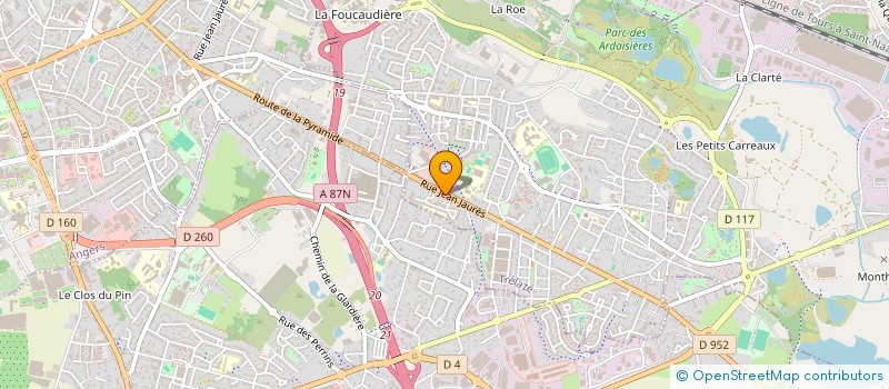 localisation de l'entreprise KARATE CLUB TRELAZEEN  TRELAZE