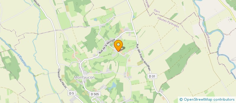 localisation de l'entreprise KARATE CLUB VICQUOIS  MONFAUCON