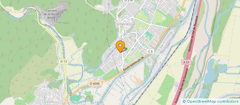 localisation de l'entreprise KARATE CLUB VILLENEUVOIS  VILLENEUVE