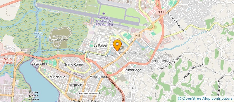 localisation de l'entreprise KARATE CLUB WADO DE GUADELOUPE  MORNE-A-L'EAU