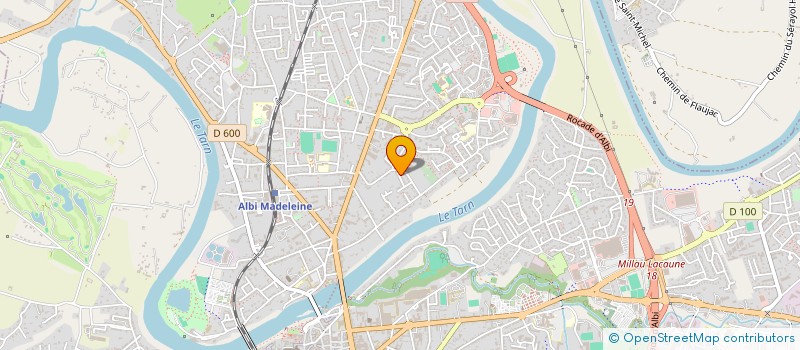 localisation de l'entreprise KARATE CONTACT ALBI à ALBI