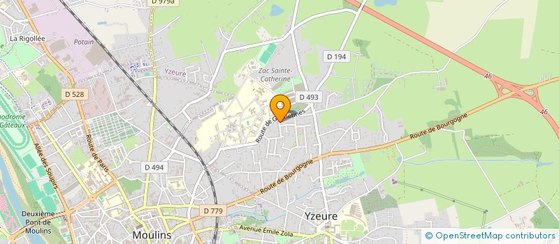 localisation de l'entreprise KARATE CONTACT TREVOL (K.C.T.)  TREVOL