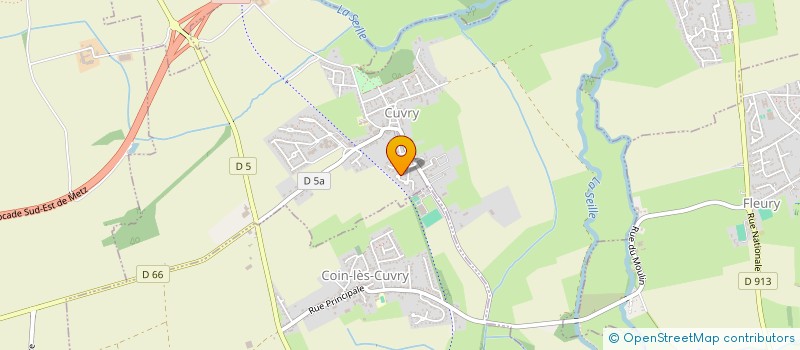 localisation de l'entreprise KARATE CUVRY  CUVRY